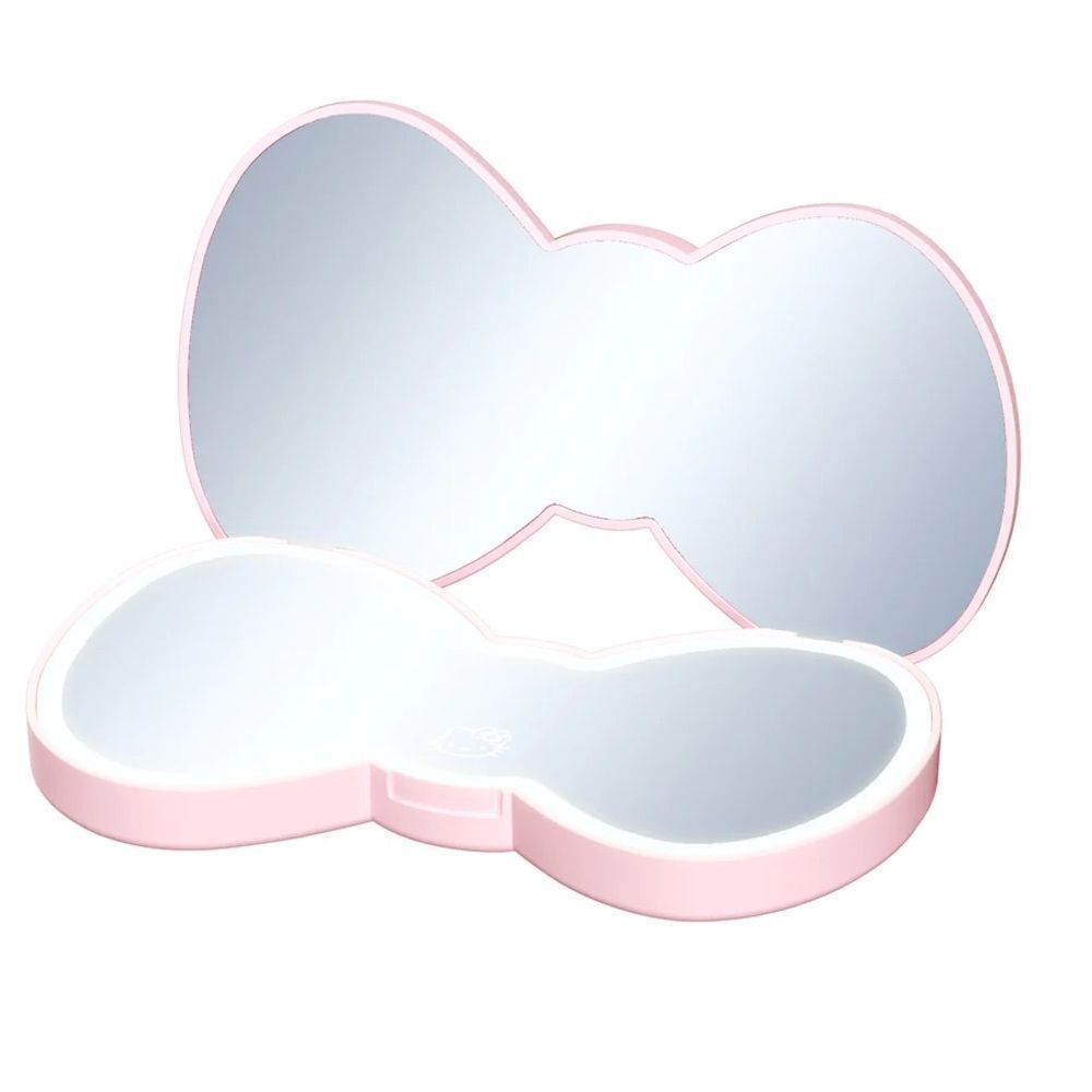 Hello Kitty Mini Bow LED Compact Mirror - Picture 2 of 11